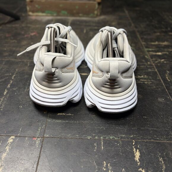 HOKA Bondi 8 Harbor Mist/Lunar Rock Size 7B Women’s Running (1127952-HMLR) - Picture 4 of 6